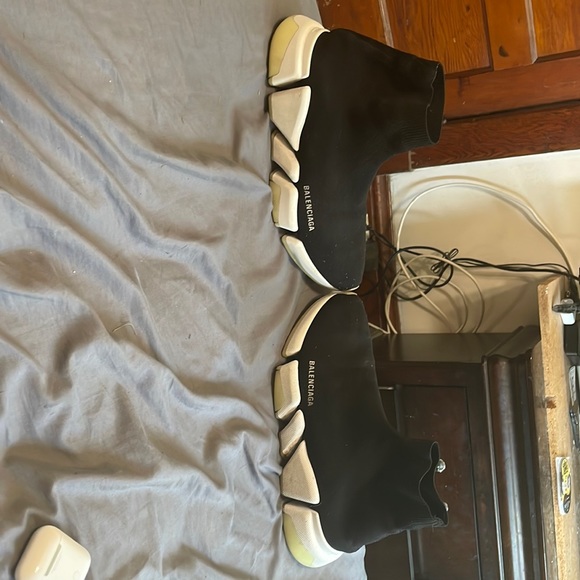 Balenciaga Speed 2.0 Recycled Knit Sneaker Glow In The Dark - Picture 1 of 2